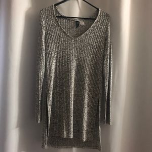 Long pullover sweater